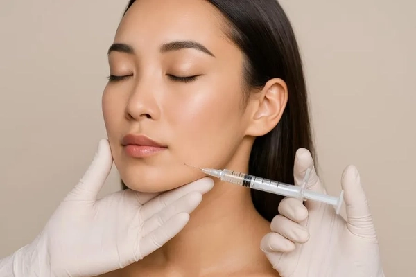 Image woman getting fillers
