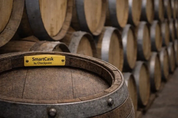 A close-up of a barrel
