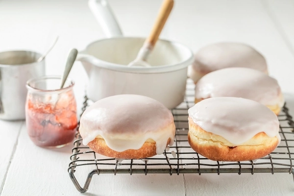 white icing on donuts donuts with white icing