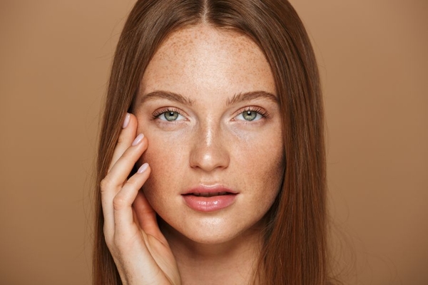 Image woman with clear skin