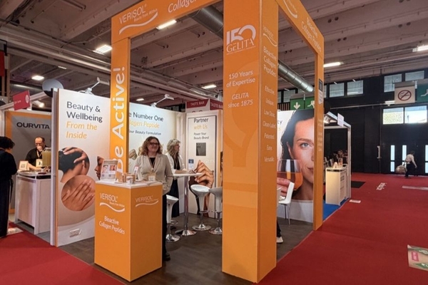 Beauty from within in-cosmetics Gelita Stand at in-cosmetics