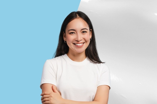 Image BASF woman smiling at camera