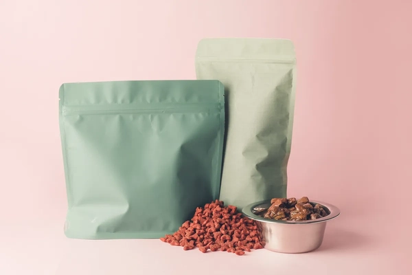 Image Reclosable pet food packaging