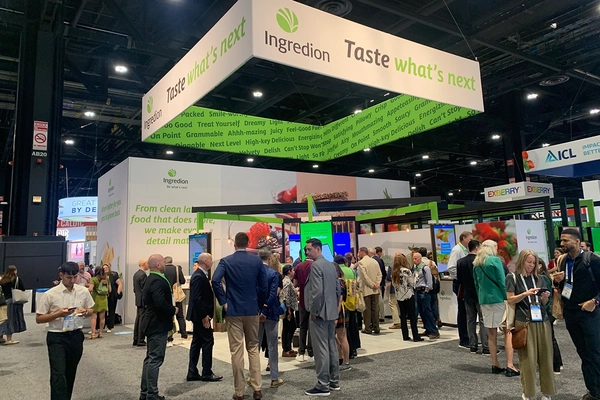 Image Ingredion booth at IFT FIRST 2026 in Chicago.