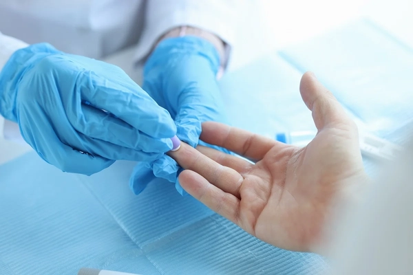 Blood prick test Blood prick test