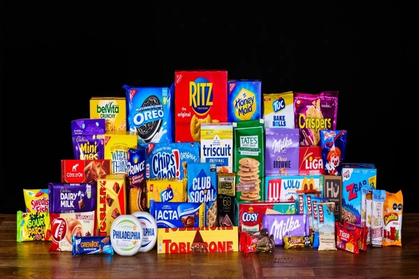 Image Mondelez product portfolio.
