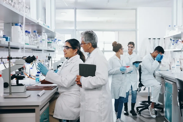Image Researchers in a laboratory