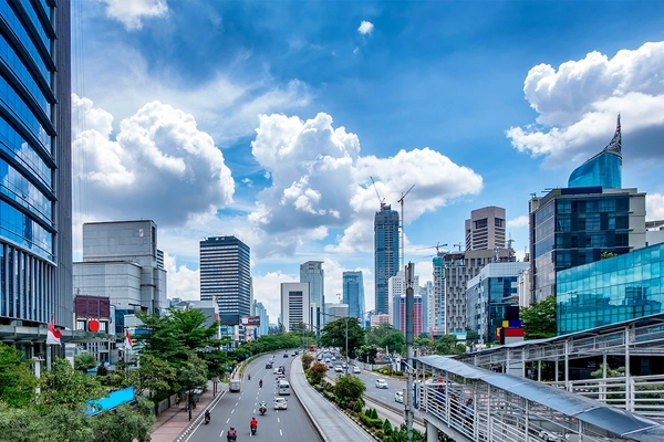 Image Skyline in Jakarta, Indonesia.