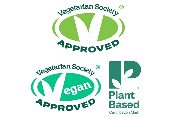 Vegetarian Society certification marks in EU.