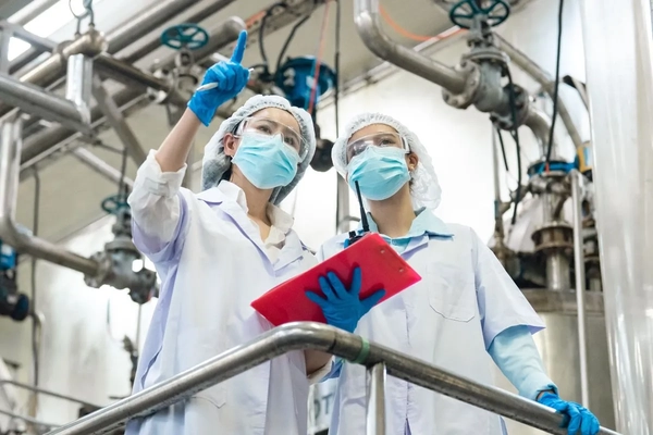 Image Food manufacturers in factory