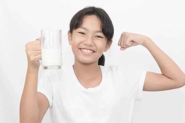 Young teenage girl with healthy bones Young teenage girl with healthy bones