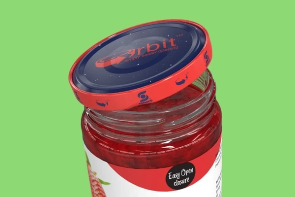 Image A cap for a glass jar of jam