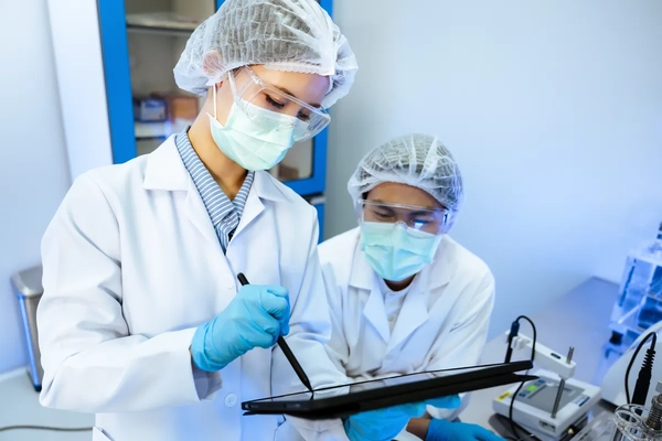 Image Researchers in a lab