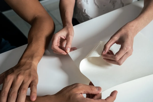 Image People working with paper